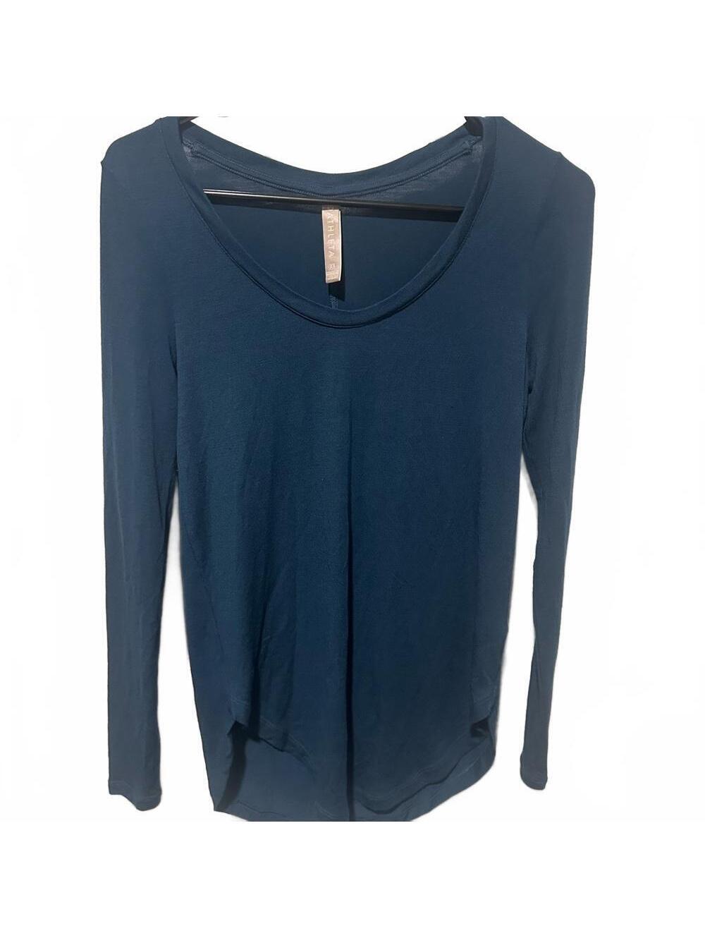 Athleta Teal Long Sleeve Top